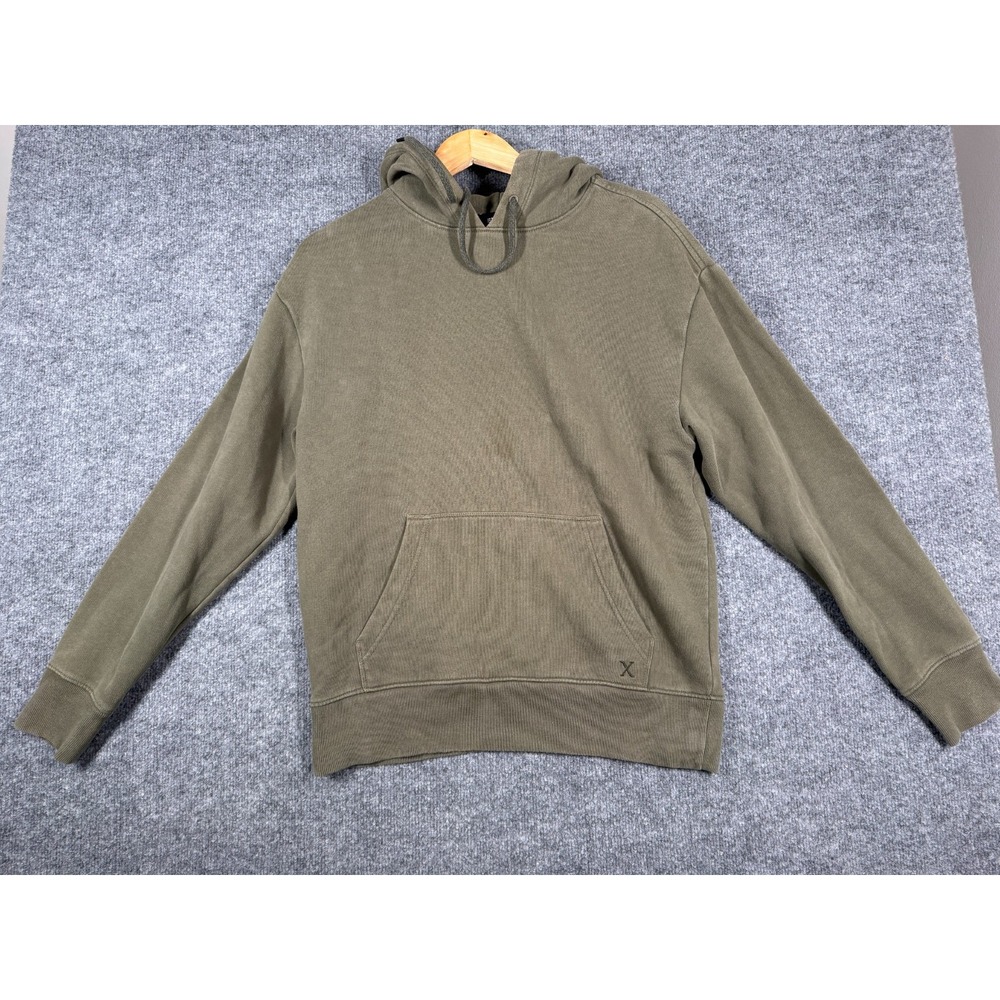 Express Hoodie Womens Small Olive Green Fleece Lined Cotton Outdoor Streetwear